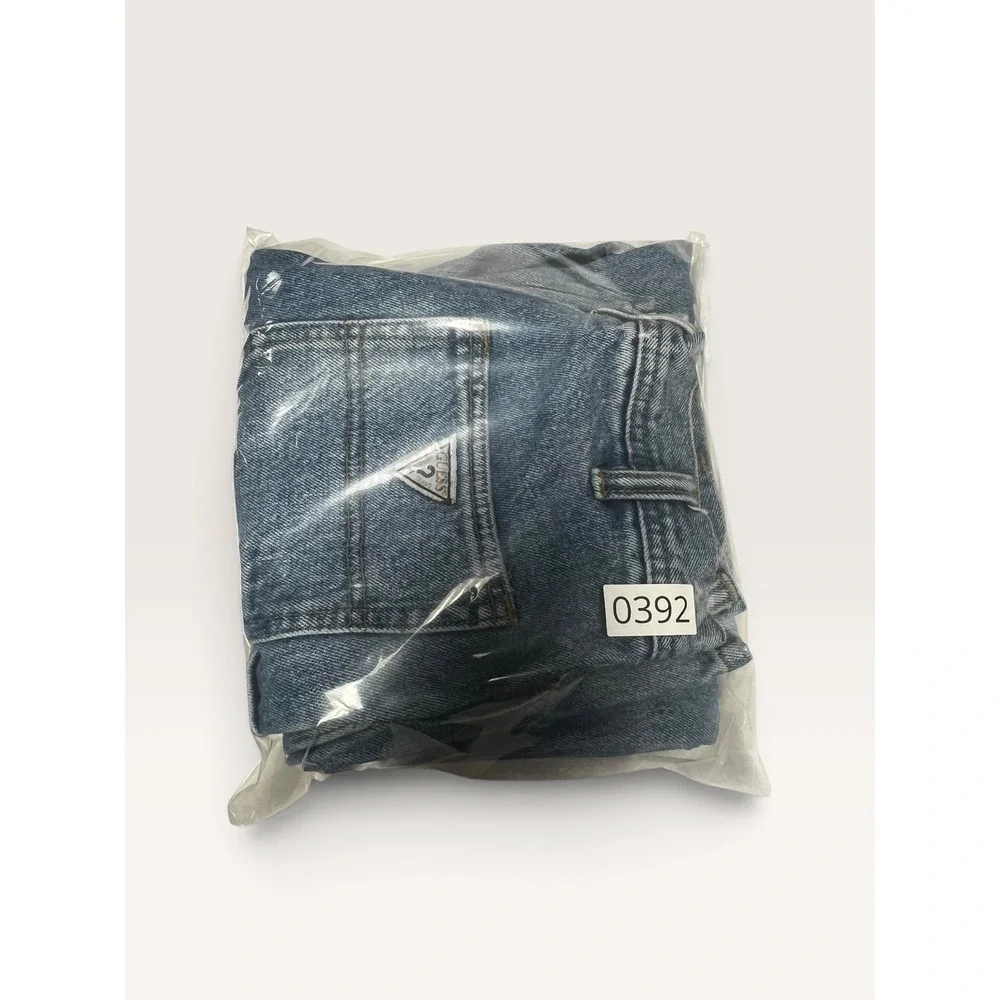 Vintage GUESS Girls Baggy Carpenter Jeans Y2K Wide Leg Denim Blue Size 10